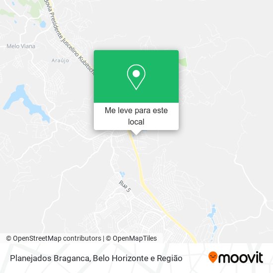 Planejados Braganca mapa