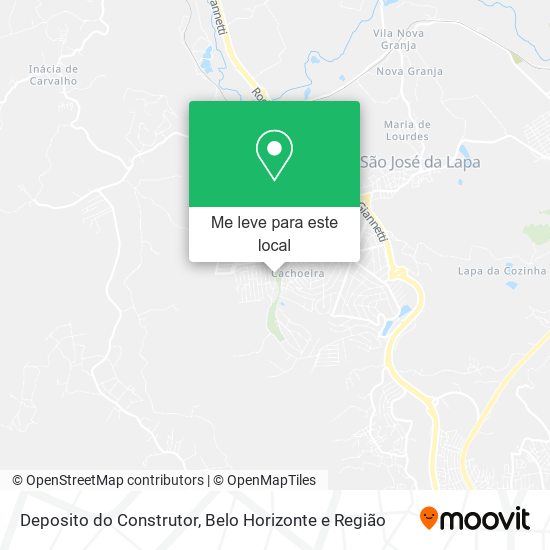 Deposito do Construtor mapa