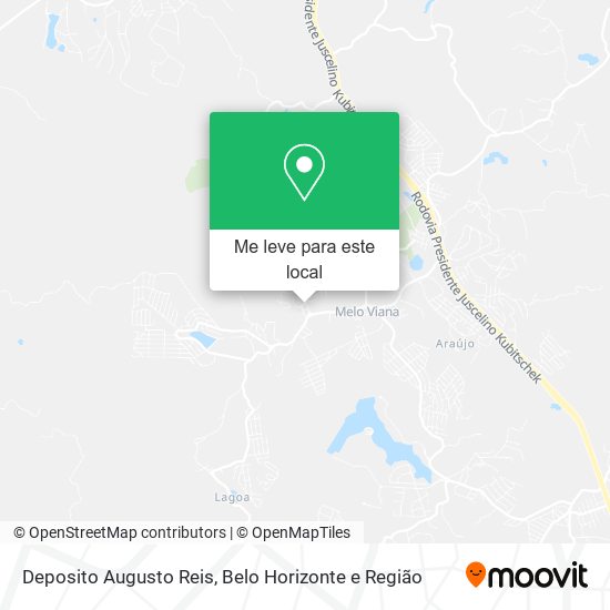 Deposito Augusto Reis mapa