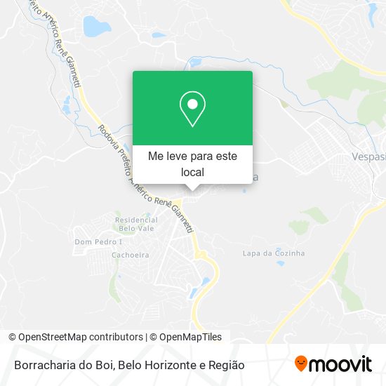 Borracharia do Boi mapa