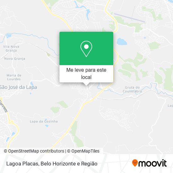 Lagoa Placas mapa