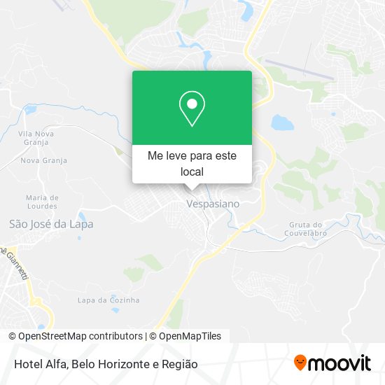 Hotel Alfa mapa