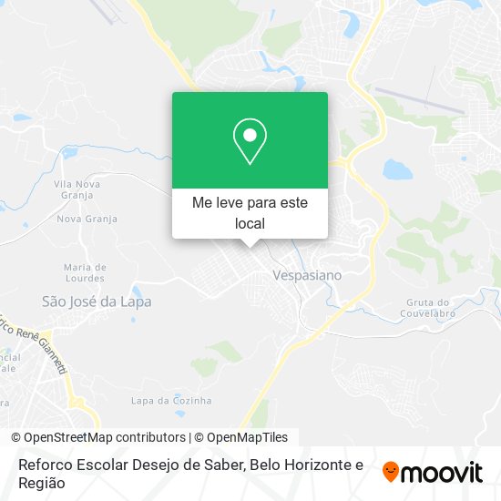 Reforco Escolar Desejo de Saber mapa