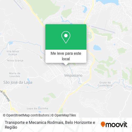 Transporte e Mecanica Rodmais mapa
