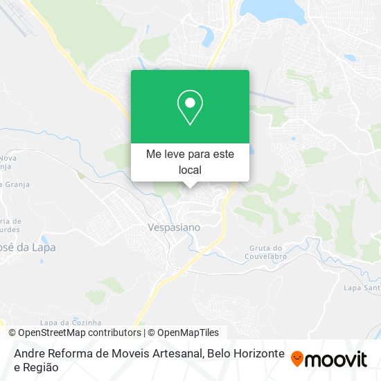 Andre Reforma de Moveis Artesanal mapa