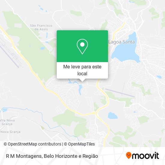 R M Montagens mapa