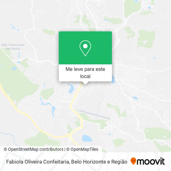 Fabiola Oliveira Confeitaria mapa