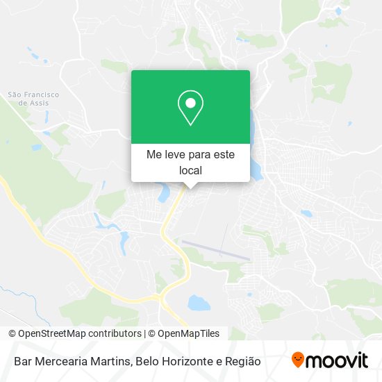 Bar Mercearia Martins mapa