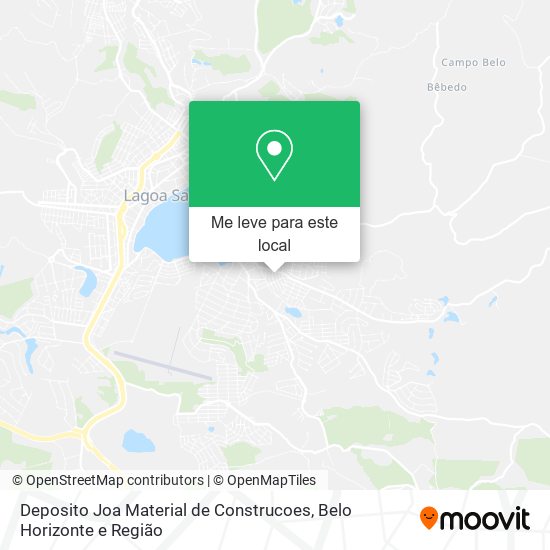 Deposito Joa Material de Construcoes mapa