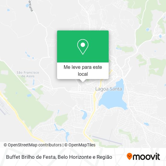 Buffet Brilho de Festa mapa