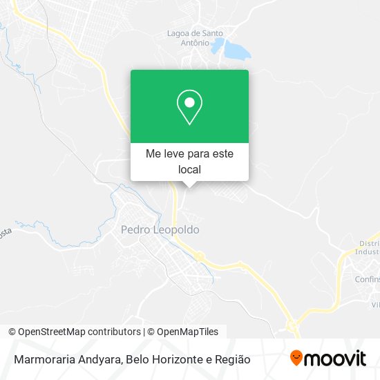 Marmoraria Andyara mapa