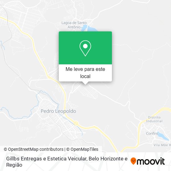 Gillbs Entregas e Estetica Veicular mapa