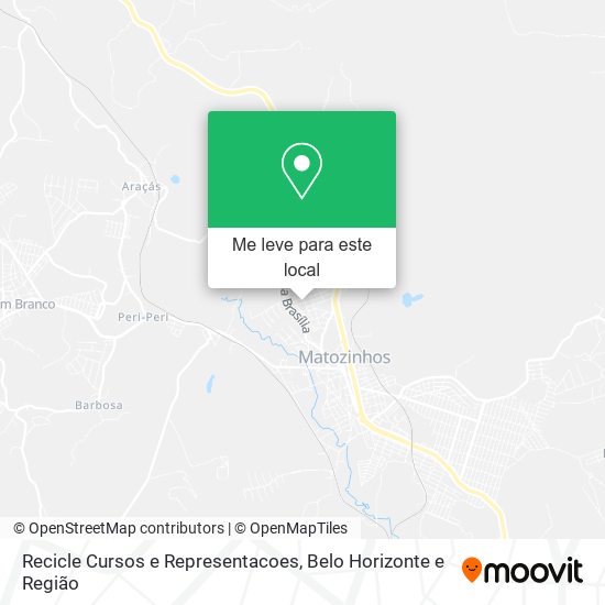 Recicle Cursos e Representacoes mapa