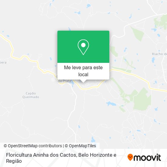 Floricultura Aninha dos Cactos mapa