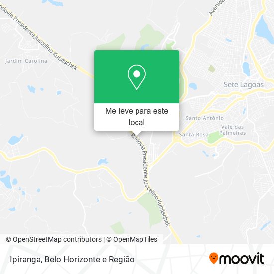 Ipiranga mapa