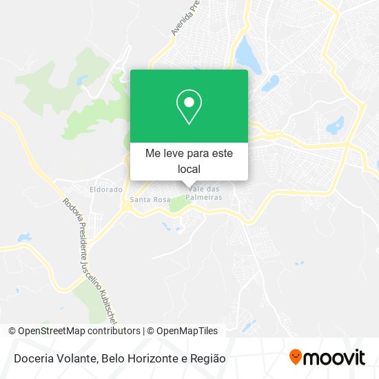 Doceria Volante mapa