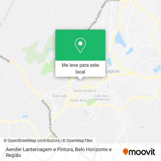 Aender Lanternagem e Pintura mapa