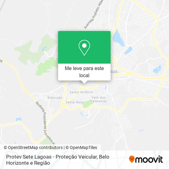 Protev Sete Lagoas - Proteção Veicular mapa