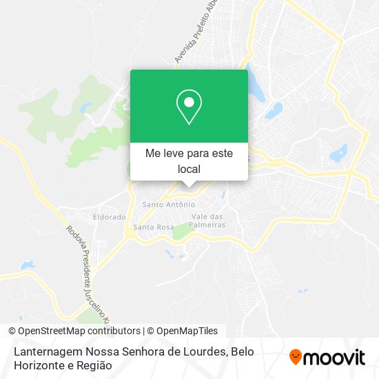 Lanternagem Nossa Senhora de Lourdes mapa