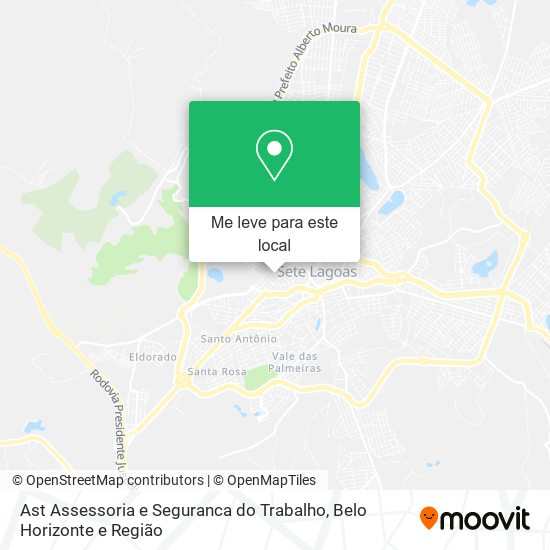 Ast Assessoria e Seguranca do Trabalho mapa