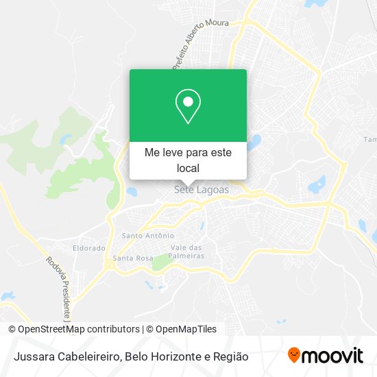 Jussara Cabeleireiro mapa