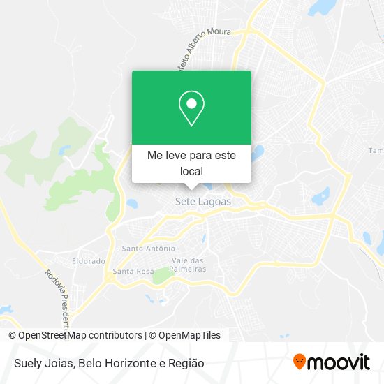 Suely Joias mapa