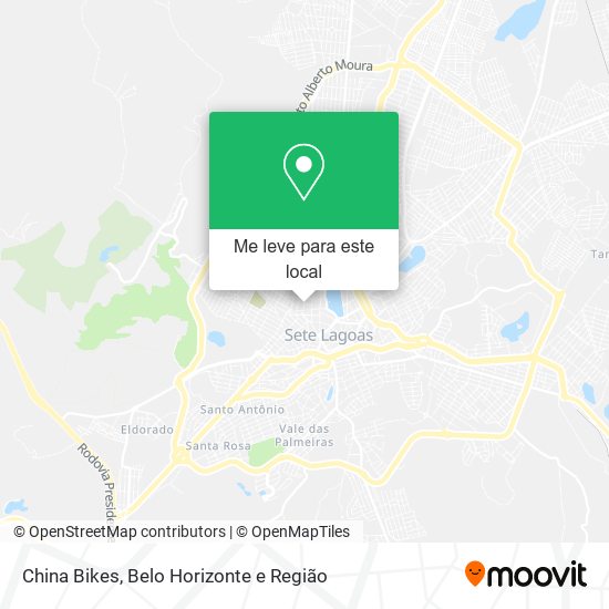 China Bikes mapa