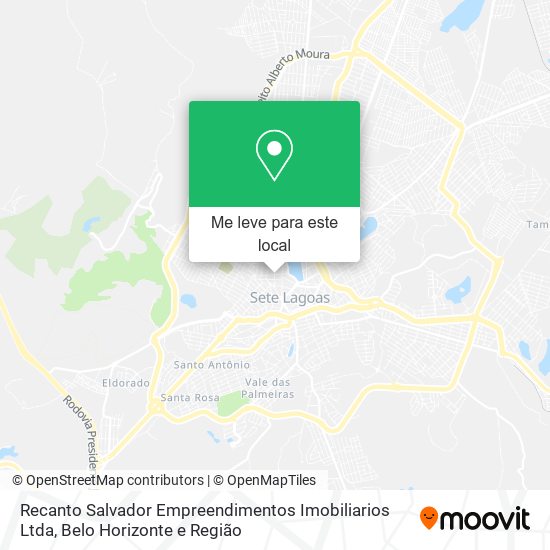 Recanto Salvador Empreendimentos Imobiliarios Ltda mapa