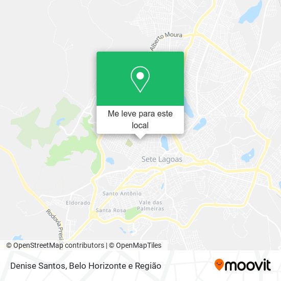 Denise Santos mapa