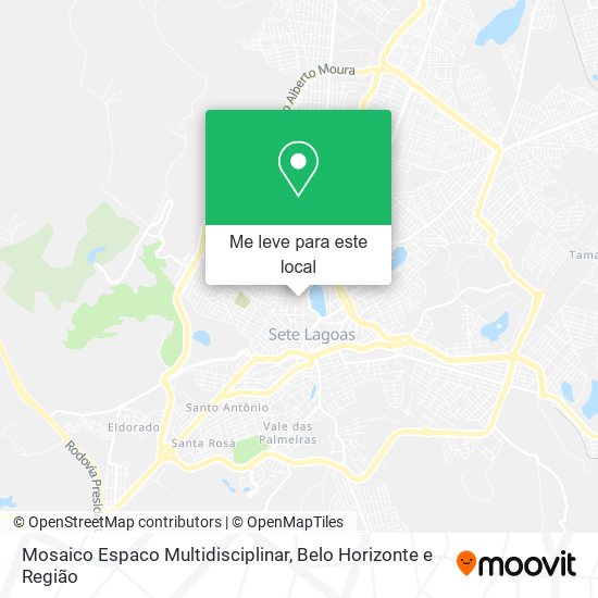 Mosaico Espaco Multidisciplinar mapa