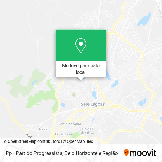 Pp - Partido Progressista mapa