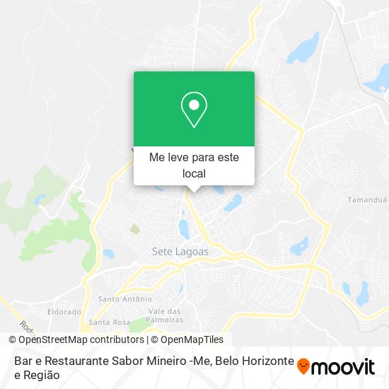 Bar e Restaurante Sabor Mineiro -Me mapa