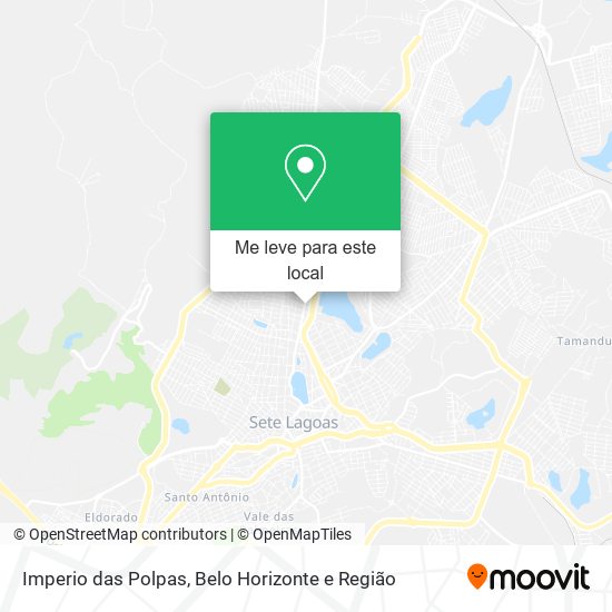 Imperio das Polpas mapa