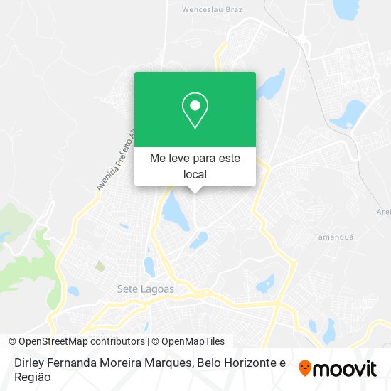 Dirley Fernanda Moreira Marques mapa