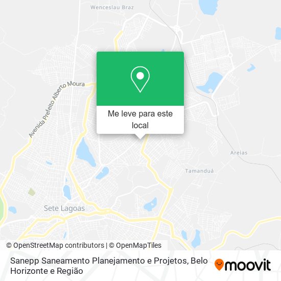 Sanepp Saneamento Planejamento e Projetos mapa