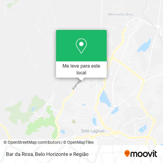 Bar da Rosa mapa