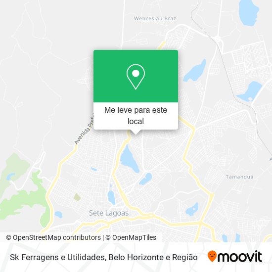 Sk Ferragens e Utilidades mapa