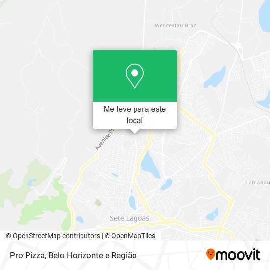 Pro Pizza mapa