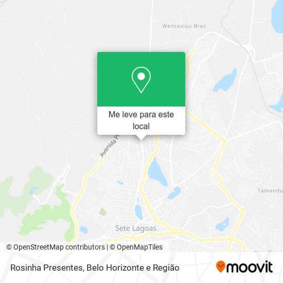 Rosinha Presentes mapa