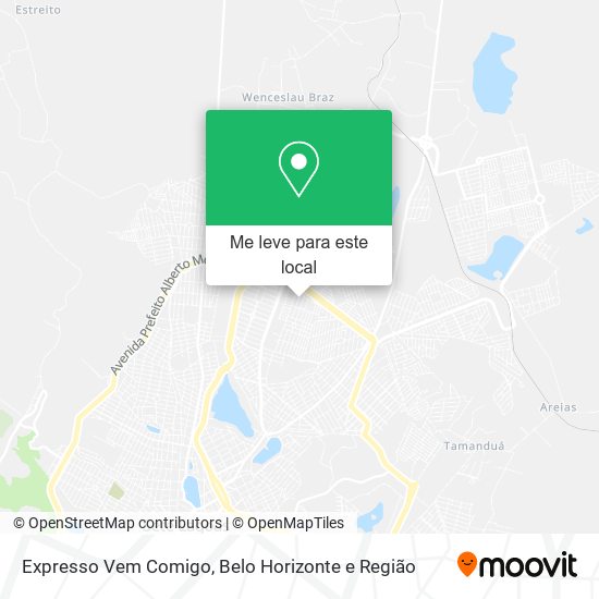 Expresso Vem Comigo mapa