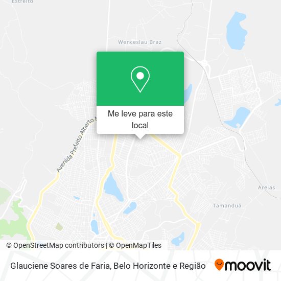 Glauciene Soares de Faria mapa
