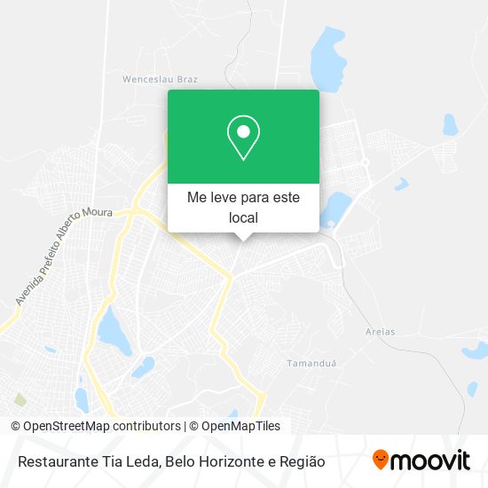 Restaurante Tia Leda mapa