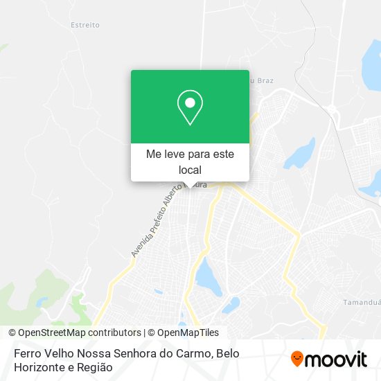 Ferro Velho Nossa Senhora do Carmo mapa