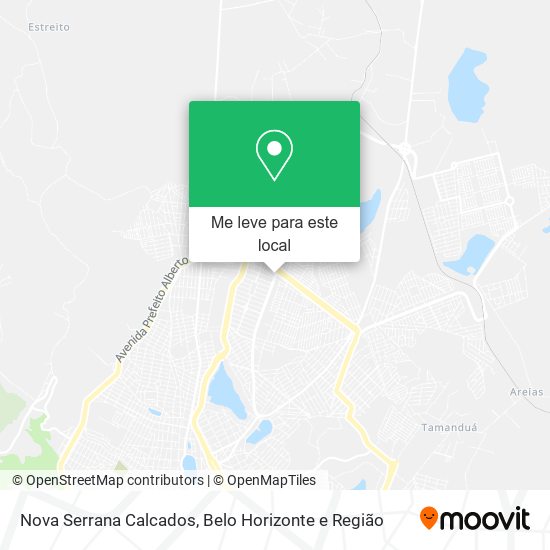 Nova Serrana Calcados mapa