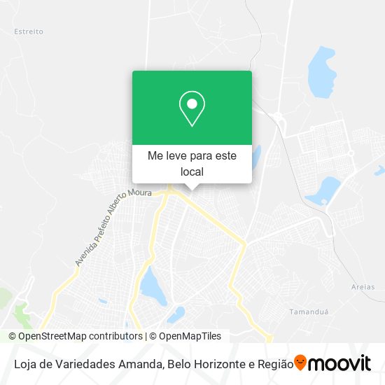 Loja de Variedades Amanda mapa