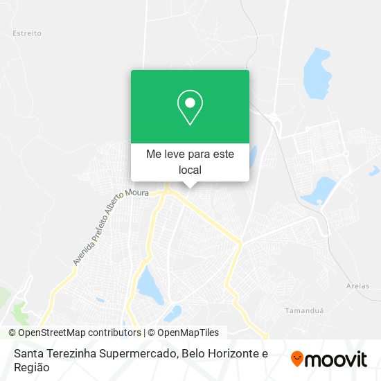 Santa Terezinha Supermercado mapa