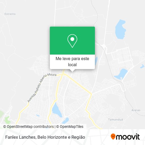Fanlex Lanches mapa