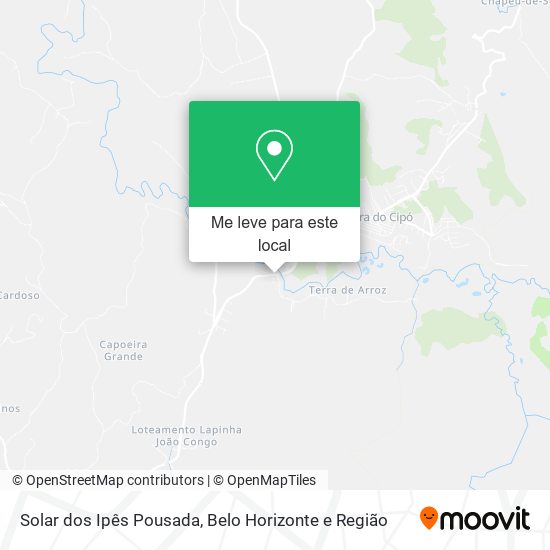 Solar dos Ipês Pousada mapa