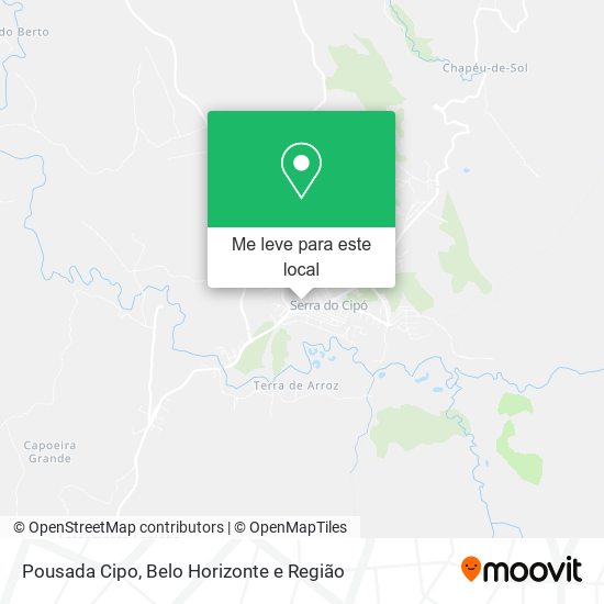 Pousada Cipo mapa