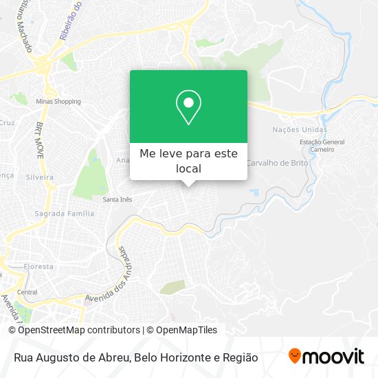 Rua Augusto de Abreu mapa